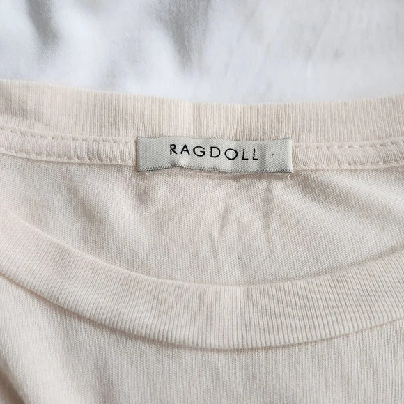 Ragdoll LA Vintage Crew Neck Criss Cross Tee Mens Size M - Picture 4 of 5